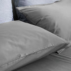 Σετ Σεντόνια με Λάστιχο Cannon Cotton Fresh Solid 100X200+33 Monument